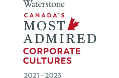 Canada's Most Admired Corporate Cultures by Waterstone (2021-2023) Logo