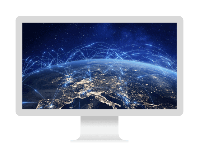 Ein Computer mit OpenText Core Adversary Signals 