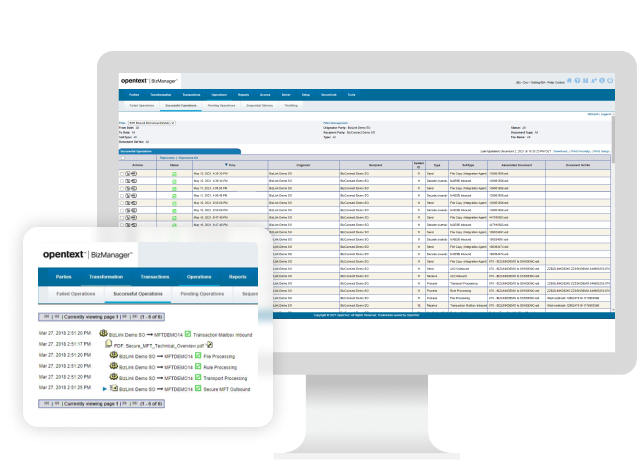 OpenText Data Integrator läuft auf einem Computer