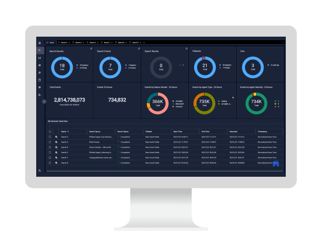 OpenText Security Log Analytics läuft auf einem Computer