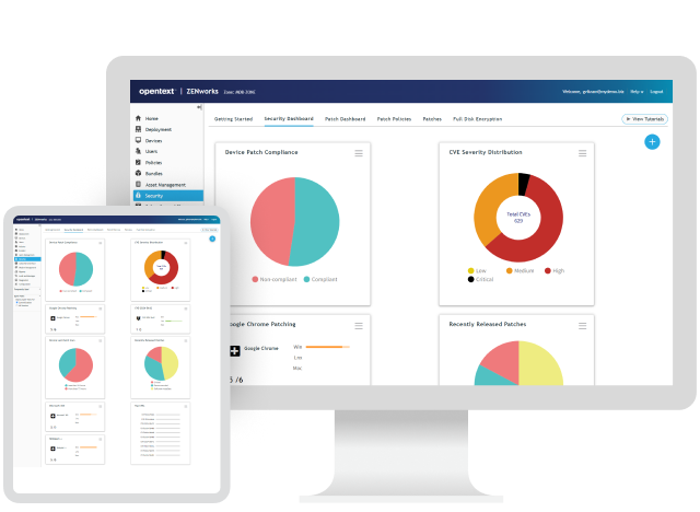 OpenText ZENworks Endpoint Software Patch Management  