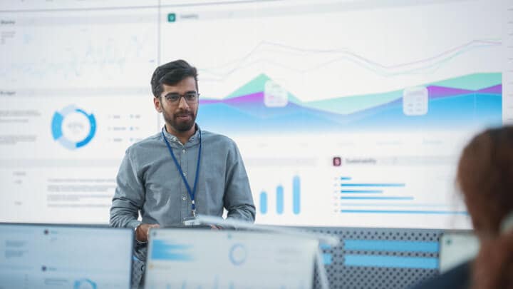 Eine Computerschulung 