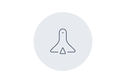Symbol für Luft- und Raumfahrt