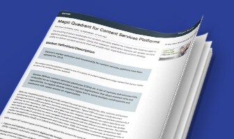 Gartner Magic Quadrant for Content Services Platforms report 2018: OpenText ist Marktführer für Enterprise content Management Systeme